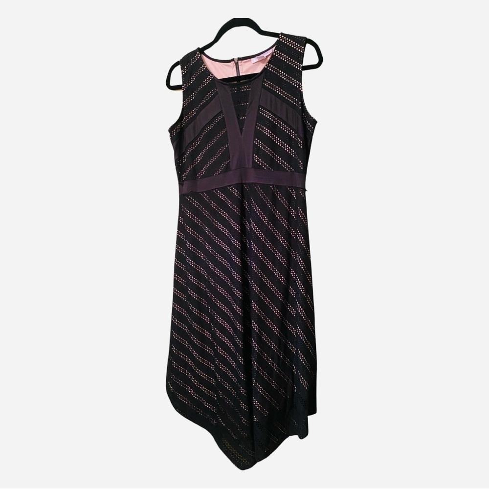 Motherhood Maternity Dress Small Black Lined Sleeveless - Picture 4 of 10